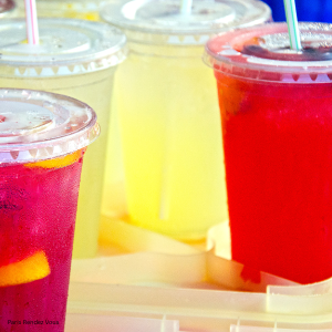 refill draft lemonade or hibiscus raspberry